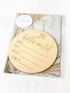 Lion + Lamb the Label / WOODEN ANNOUNCEMENT ROUND